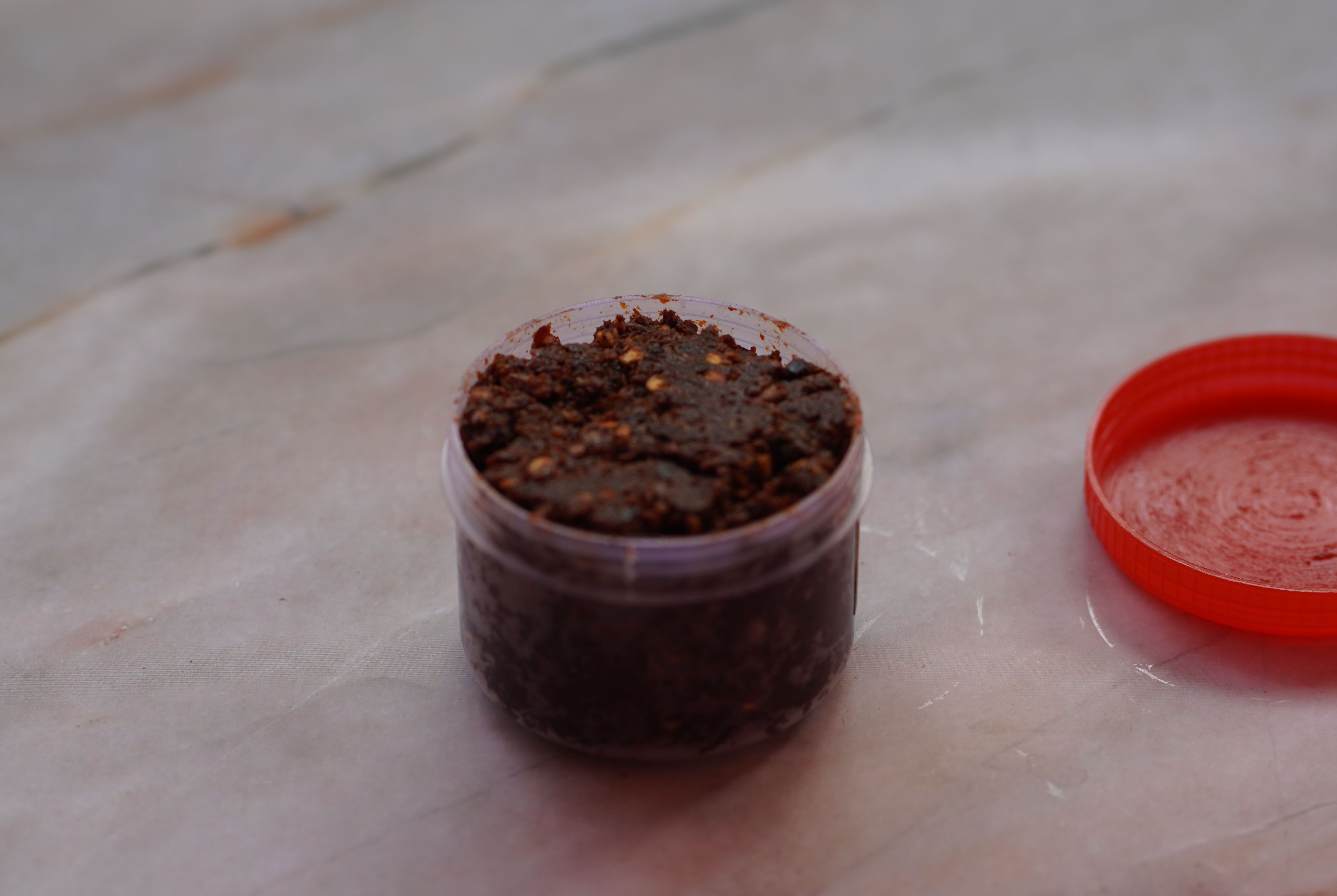 น้ำพริกตาแดง จำนวน 1 กระปุก น้ำพริกสดใหม่ จากเชียงใหม่ กลิ่นหอม น้ำพริกเข้มข้น