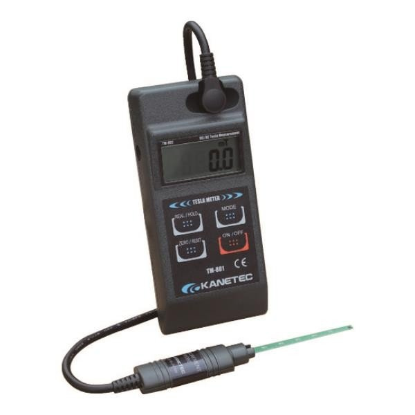 Kanetec รุ่นTM-801เครื่องวัดความแรงแม่เหล็กแบบพกพาTesla(mT)mesurement Meter Meas.range:0～3000.0mT