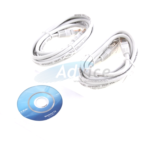 Powerline TP-LINK (TL-WPA4220KIT) Wi-Fi AV500 N300 ชุดคู่