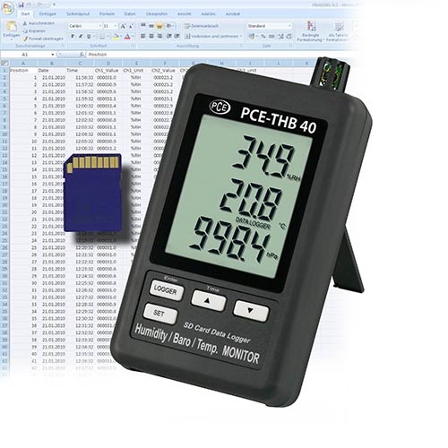 PCE รุ่นTHB-40เครื่องวัดความชื้นในอากาศAir Humidity Meter
