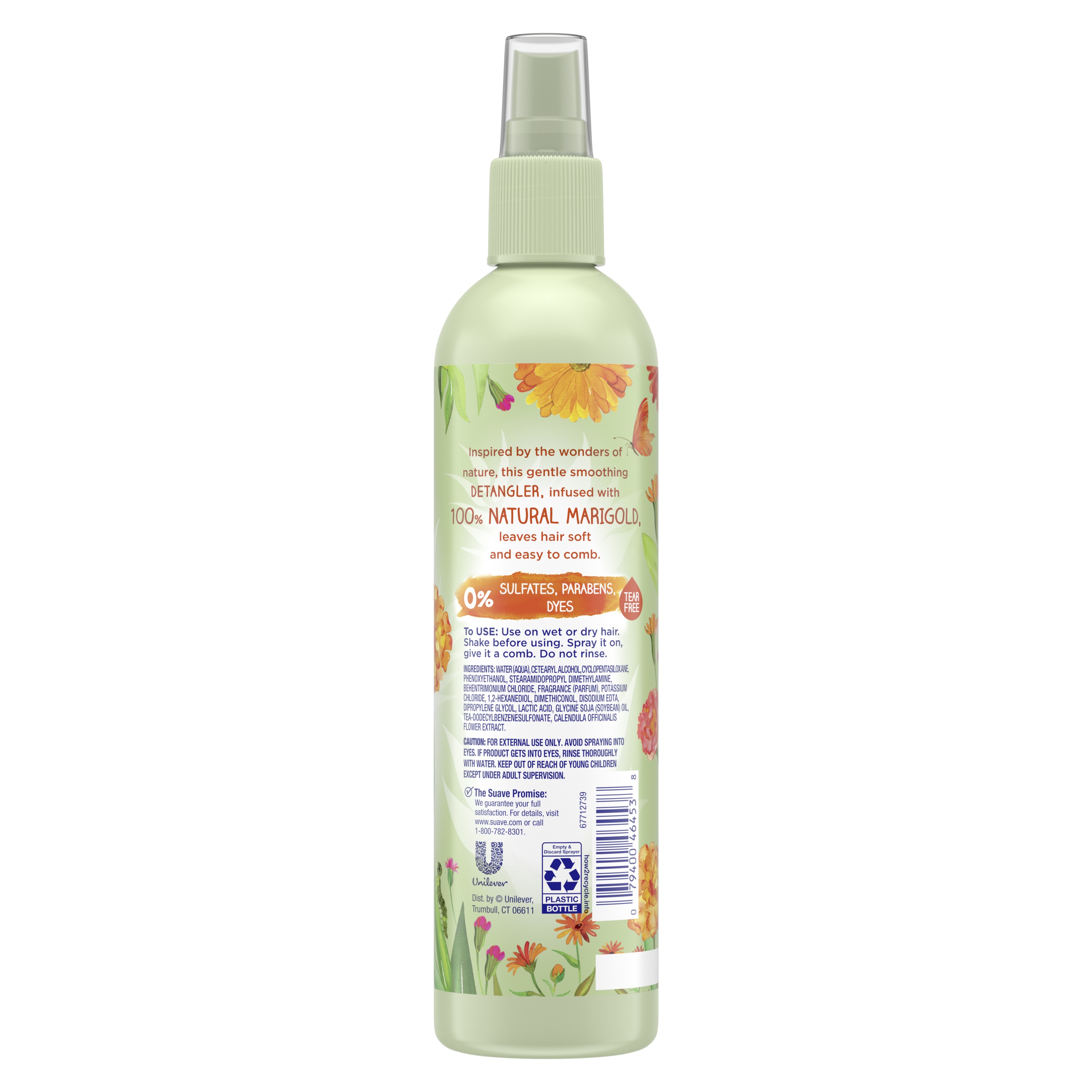 สเปรย์บำรุงผมป้องกันผมพันกัน Suave Kids Natural Marigold Detangler Spray - 10 fl oz