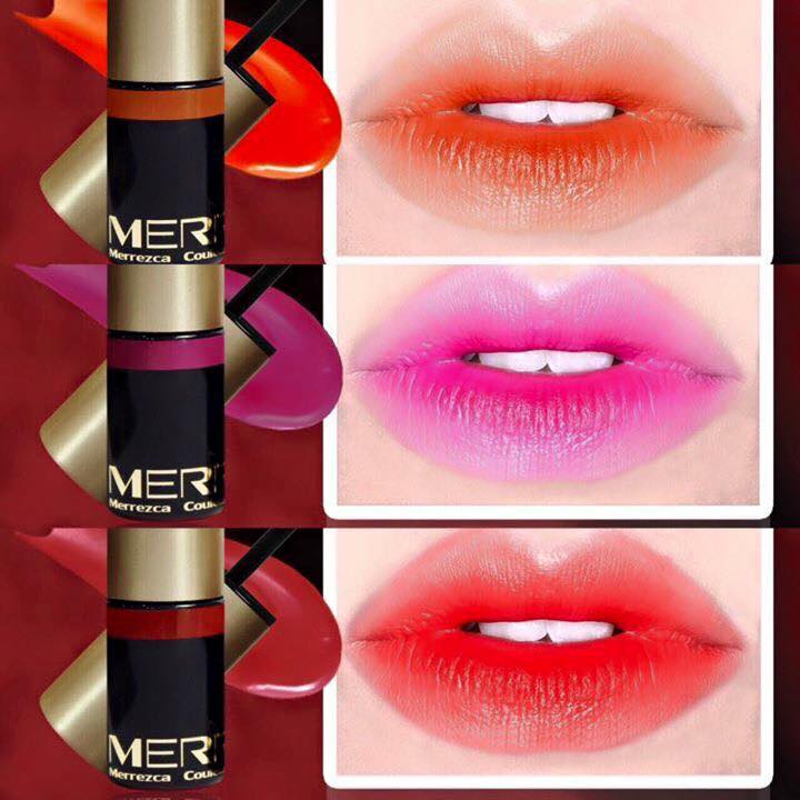 เมอร์เรซกาทิ้น สูตรน้ำ กันน้ำ กันเหงื่อ (MERREZ'CA Couleur de Lonue Dure'e Tints)