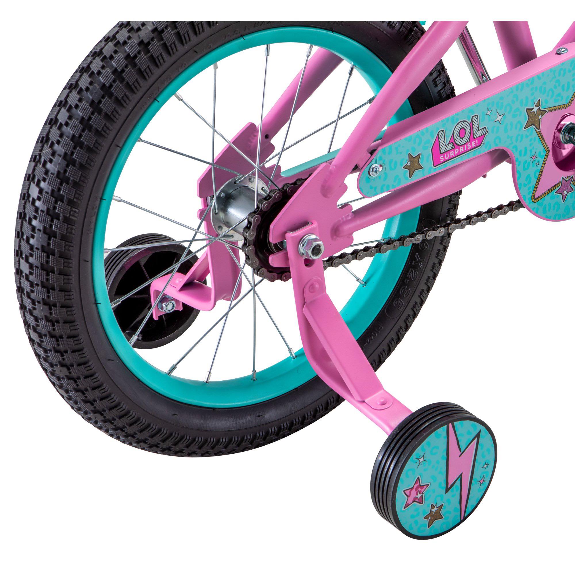 จักรยานเด็กล้อ 16 นิ้ว สำหรับเด็ก 5-7 ขวบ ลาย LOL Surprise kids bike, 16-inch wheel, Girls, Pink ลิขสิทธิ์แท้นำเข้า USA