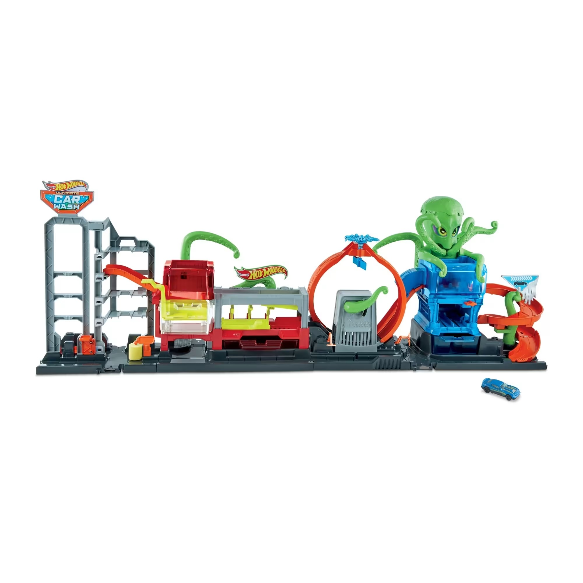 🔥สนุกสุดเหวี่ยงนำเข้า 🇺🇸 กับ Hot Wheels Let’s Race on Netflix -The Ultimate Octo Car Washเซ็ตคาร์วอชที่ท้าทาย 5,990 บาท 🔥🔥