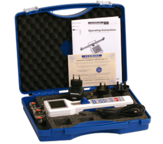 Hans-schmidt รุ่นDTS-10Kเครื่องวัดความตึงสายเคเบิลแสดงผลแบบตัวเลข,Hand-held tension meter,meas.range:0.1～10.00Kg/daN