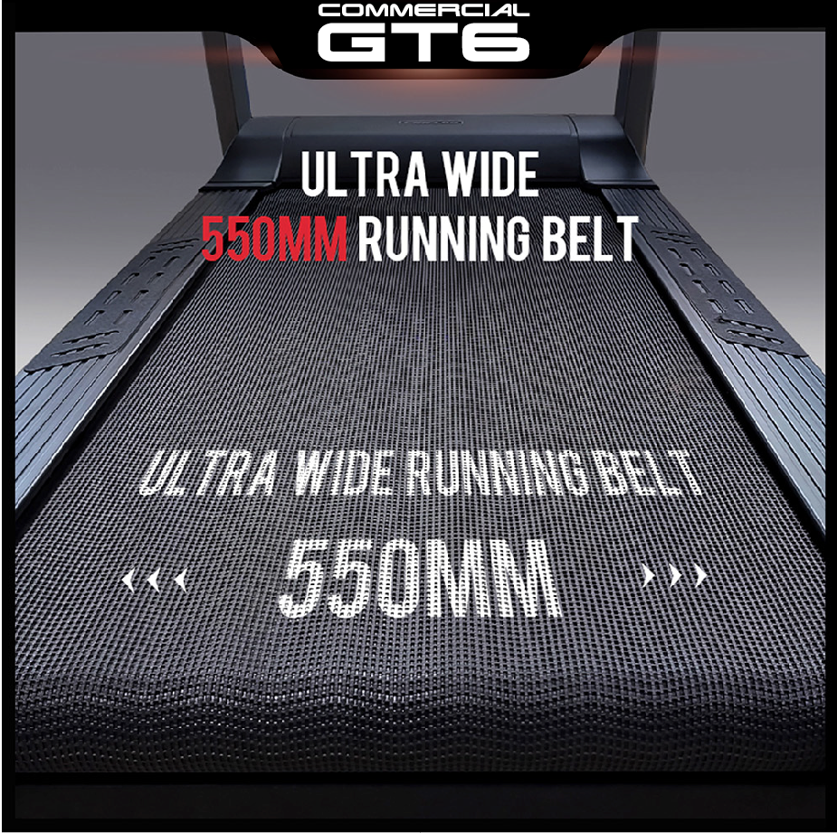 ลู่วิ่งไฟฟ้าฟิตเนส GT6 +Zwift, Fitshow มอเตอร์AC