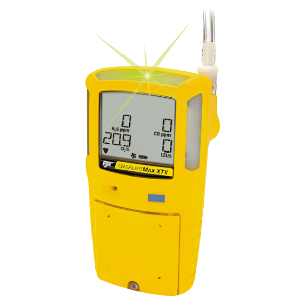 BwTechnology รหัสสินค้าGasAlertMax-XT-llเครื่องวัดก๊าซแบบหลายก๊าซตัวเครื่องสีเหลือง,Multi-gas detectors(H2S,CO,O2&LEL),meas:range:0～1000ppm