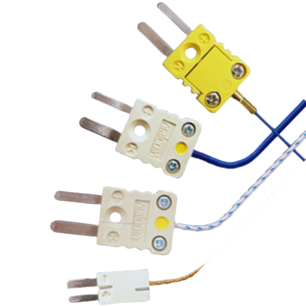 Malcom รหัส KMC-P(30222-0.2) เทอร์โมคัปเปิล,K-TAPE K-type Thermocouple with Connector(φ0.2 x 50cm)