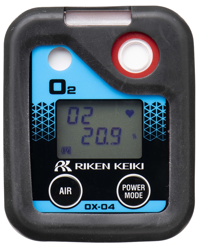 RikenKeiki รุ่น OX-04 เครื่องวัดก๊าซออกซิเจนแบบพกพา,Portable Oxygen(O2) Gas,Detection range:0.0～25.0%