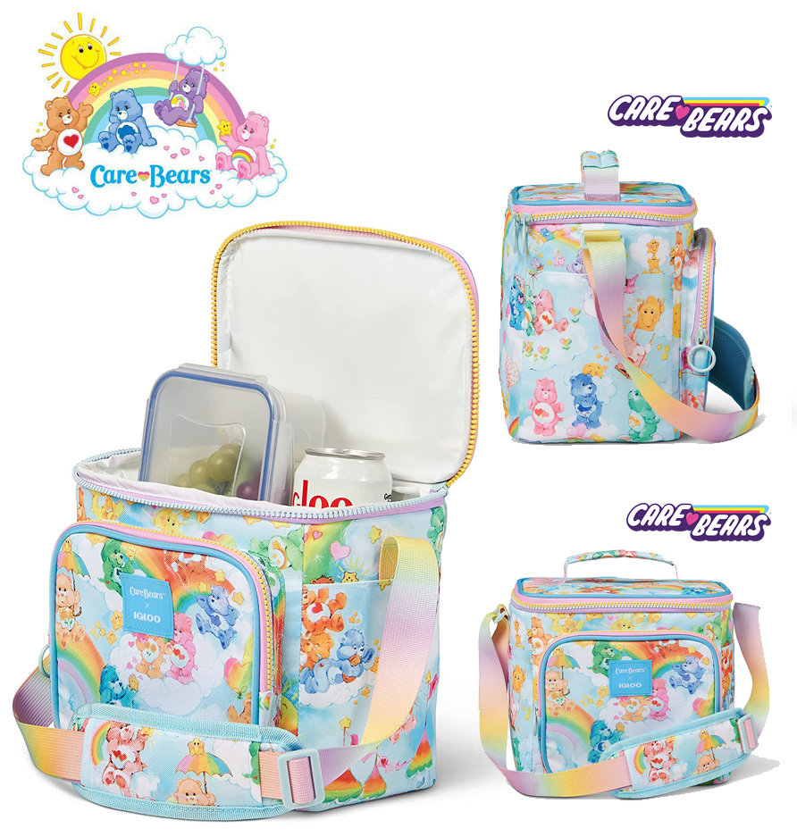 กระเป๋า Igloo 90s Retro Collection Square Lunch Box Cooler with Front Pocket and Adjustable Strap