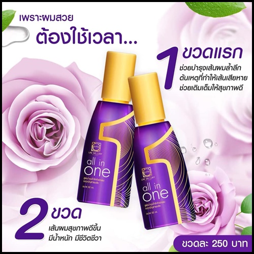 แลสลวย เคราติน แฮร์ เซรั่ม All in One LAESALUAY Hair Care