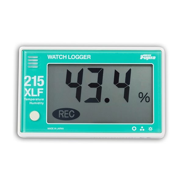 FUJITA รุ่นKT-215XLFเครื่องบันทึกข้อมูลอุณหภูมิ/ความชื้น ชนิดจอแสดงผลขนาดใหญ่Temperature / Humidity Data Logger Large Display / Large Capacity Type KT-215XLF