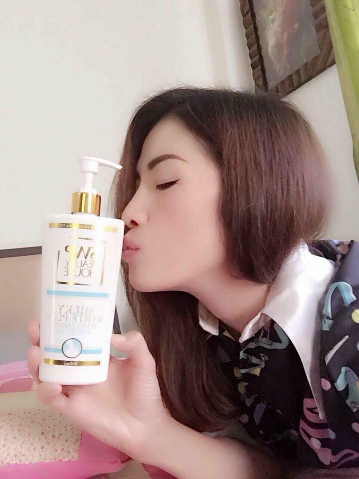 โลชั่นน้ำนม SWP บำรุงผิวขาว (SWP Milky White Plus. Whitening Body lotion)