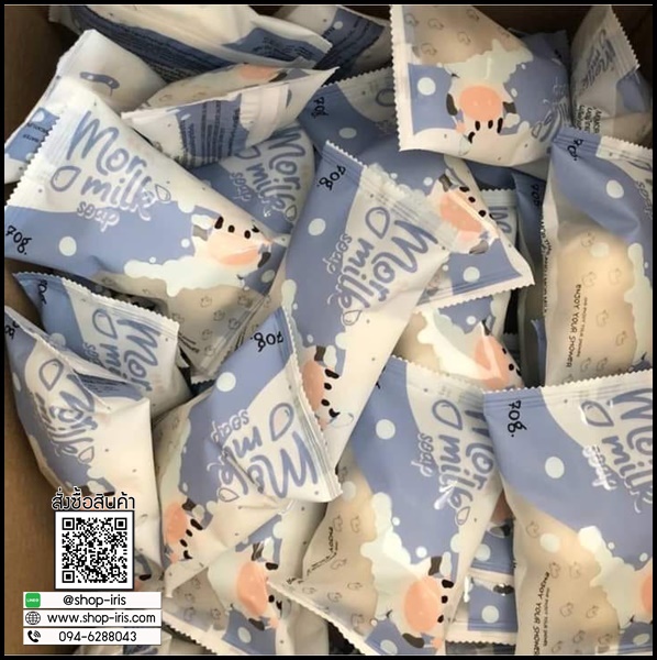 สบู่มอมิลค์ Mor Milk Soap สบู่นมวัว แพ็คเกจใหม่
