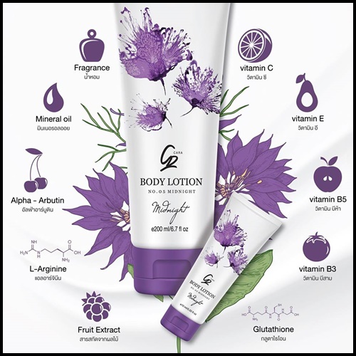 โลชั่นน้ำหอม คาร่า CARA Perfume Body Lotion