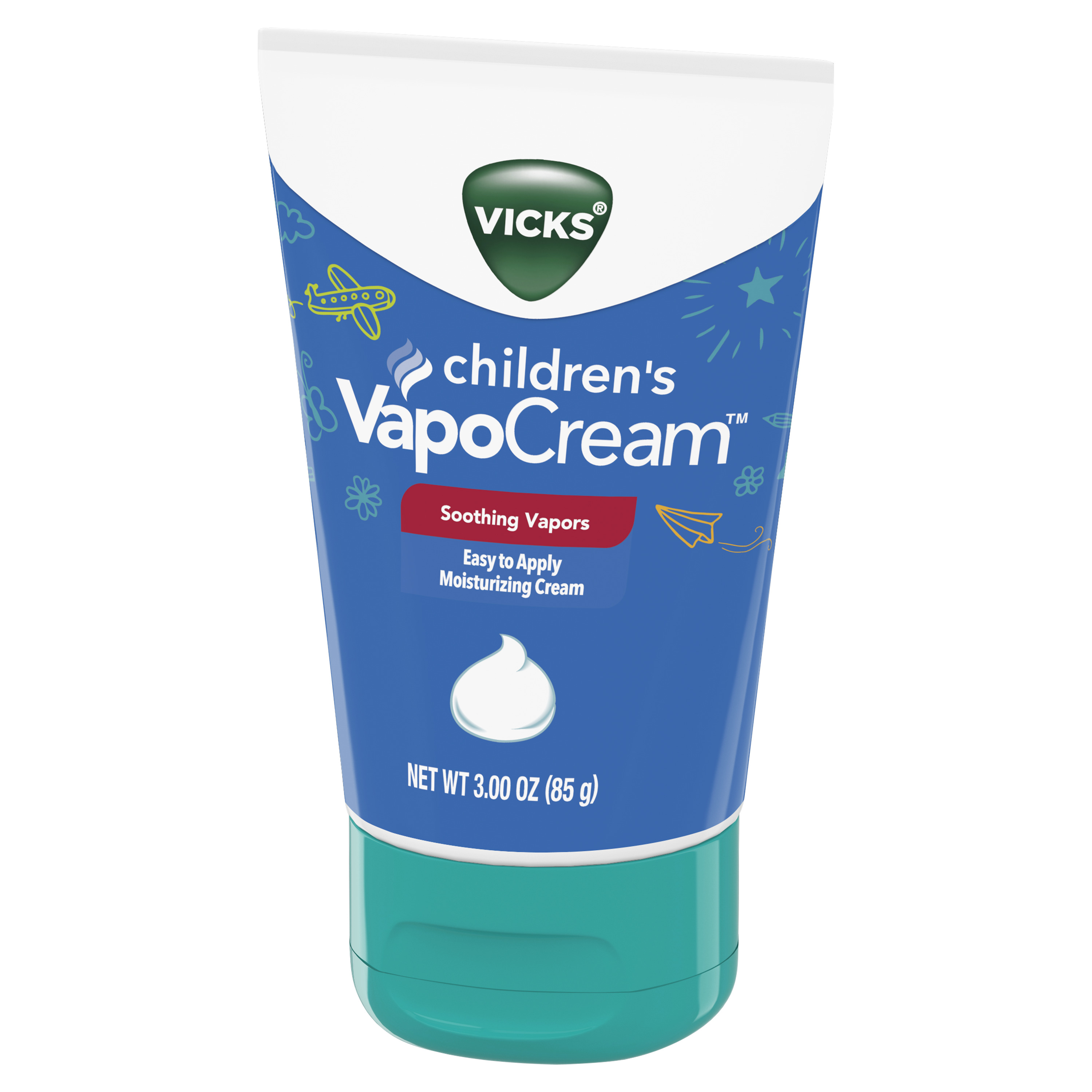 วิคส์ วาโปครีม Vicks Children's VapoCream, Long Lasting Soothing Vapors, 3 Oz