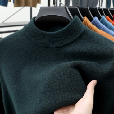 สเวตเตอร์ถักชาย เสื้อคอเต่าผู้ชาย สีภาพ s-4xl SKU-04205 ชิ้น