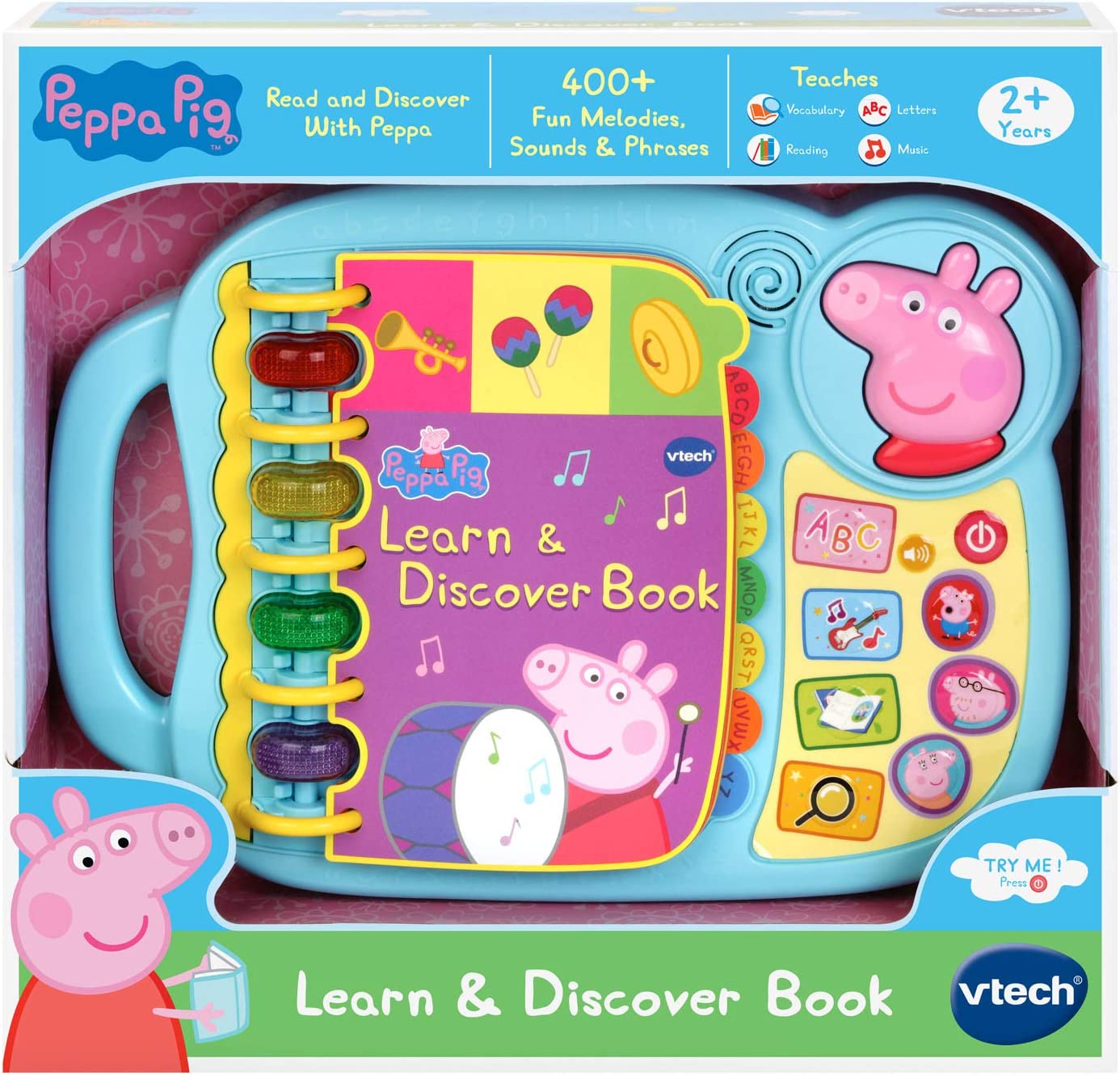หนังสือกิจกรรมVTech Peppa Pig Learn and Discover Book, Great Gift for Kids ราคา : 1250 บาท