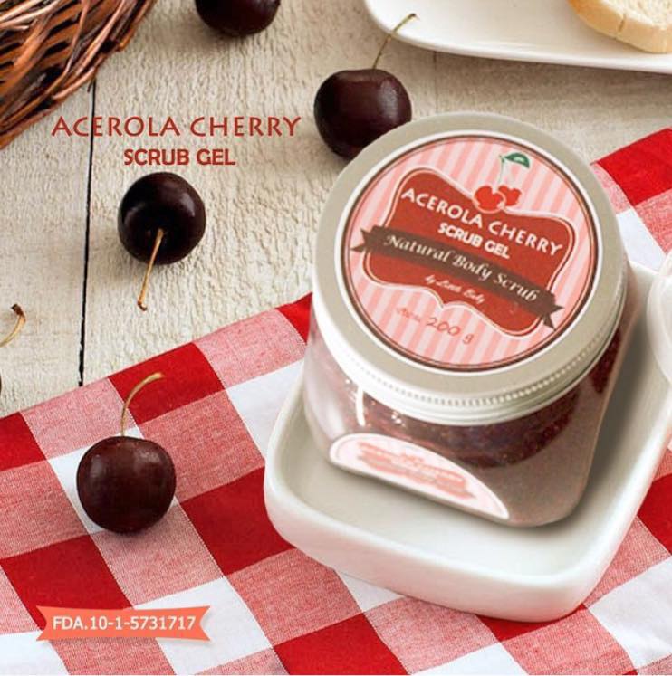 เชอร์รี่สครับเจลขัดผิว (ACEROLA CHERRY SCRUB GEL)