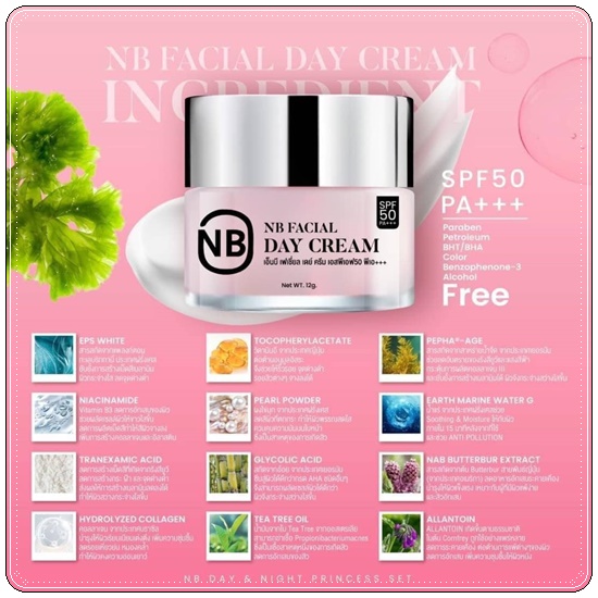 ครีม NB Day & Night Princess Set (ส่งฟรี)