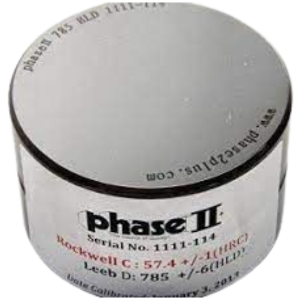 Phase-II รุ่นPHT1300-02ก้อนเทสบล็อคสำหรับเครื่องวัดความแข็งTest Block for Leeb"D"(Mid Scale HRC)