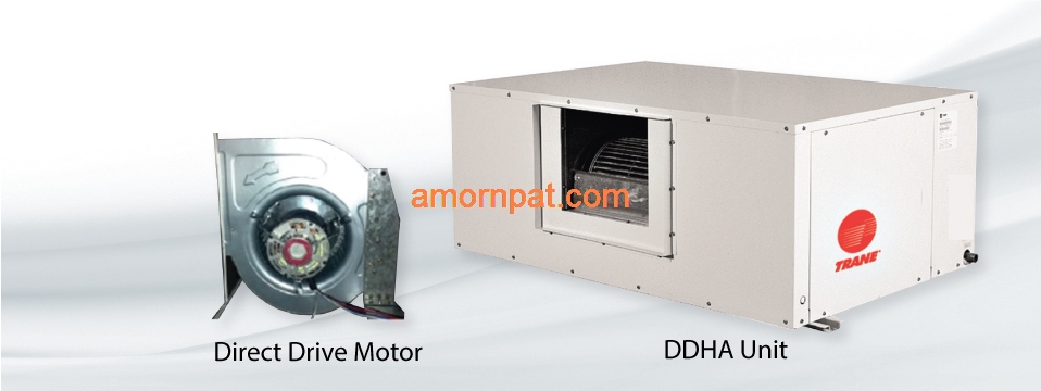 Motor มอเตอร์ พัดลม คอยล์เย็น ฝังใต้ฝ้า อะไหล่ สำหรับ เครื่องปรับอากาศ เทรน TRANE