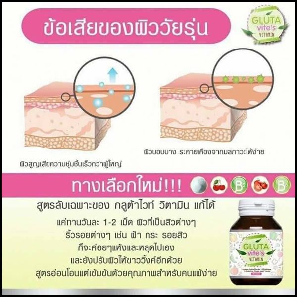 Glutavite's กลูต้าไวท์