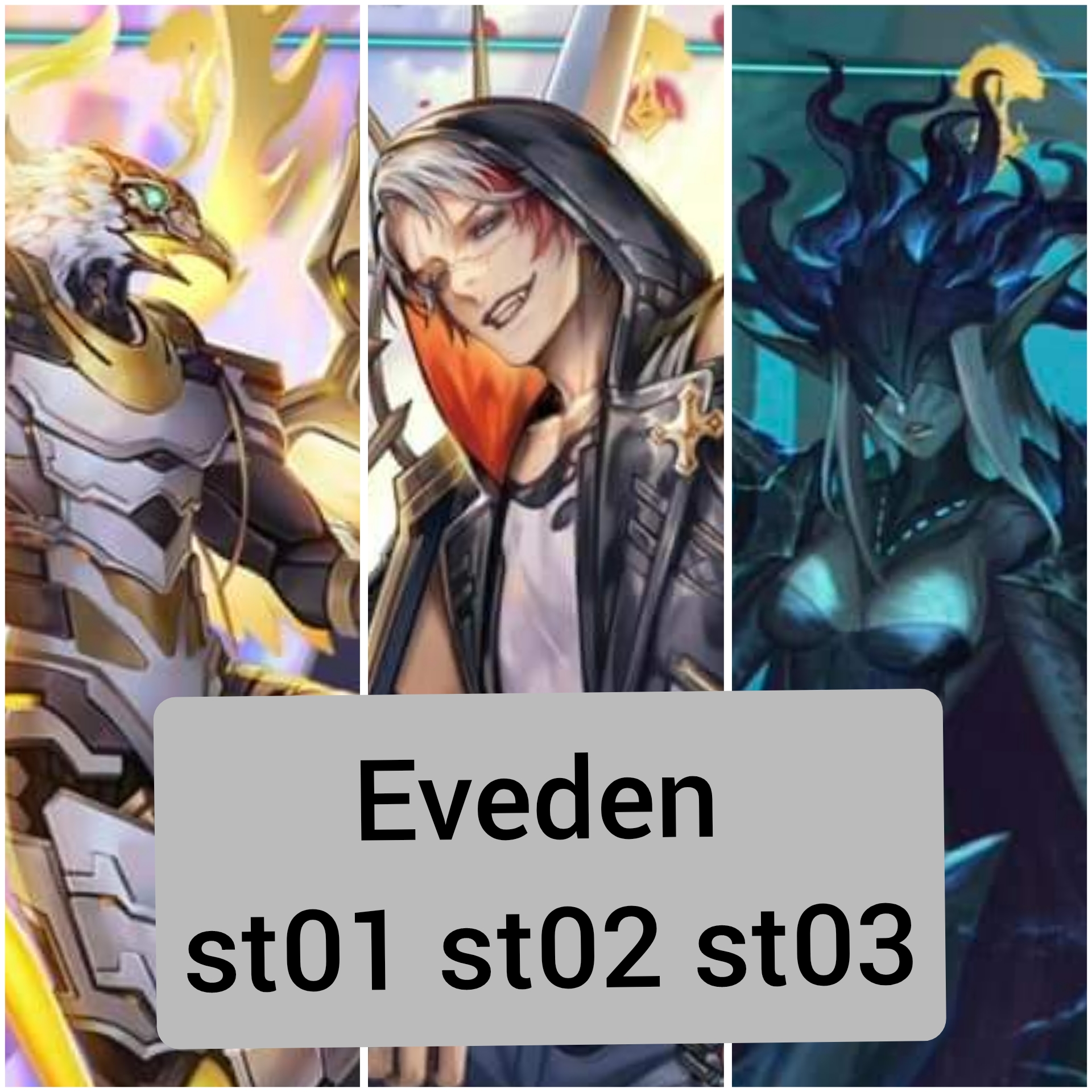 eveden ชุดเริ่มต้น st01 st02 st03