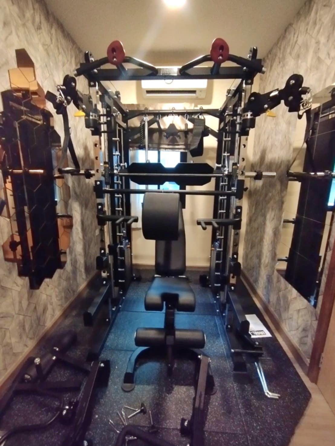 เปรียบเทียบสมิทแมชชีน G20 กับ Smith Machine i5 Flow Jammer / งาน Top ทั้งคู่