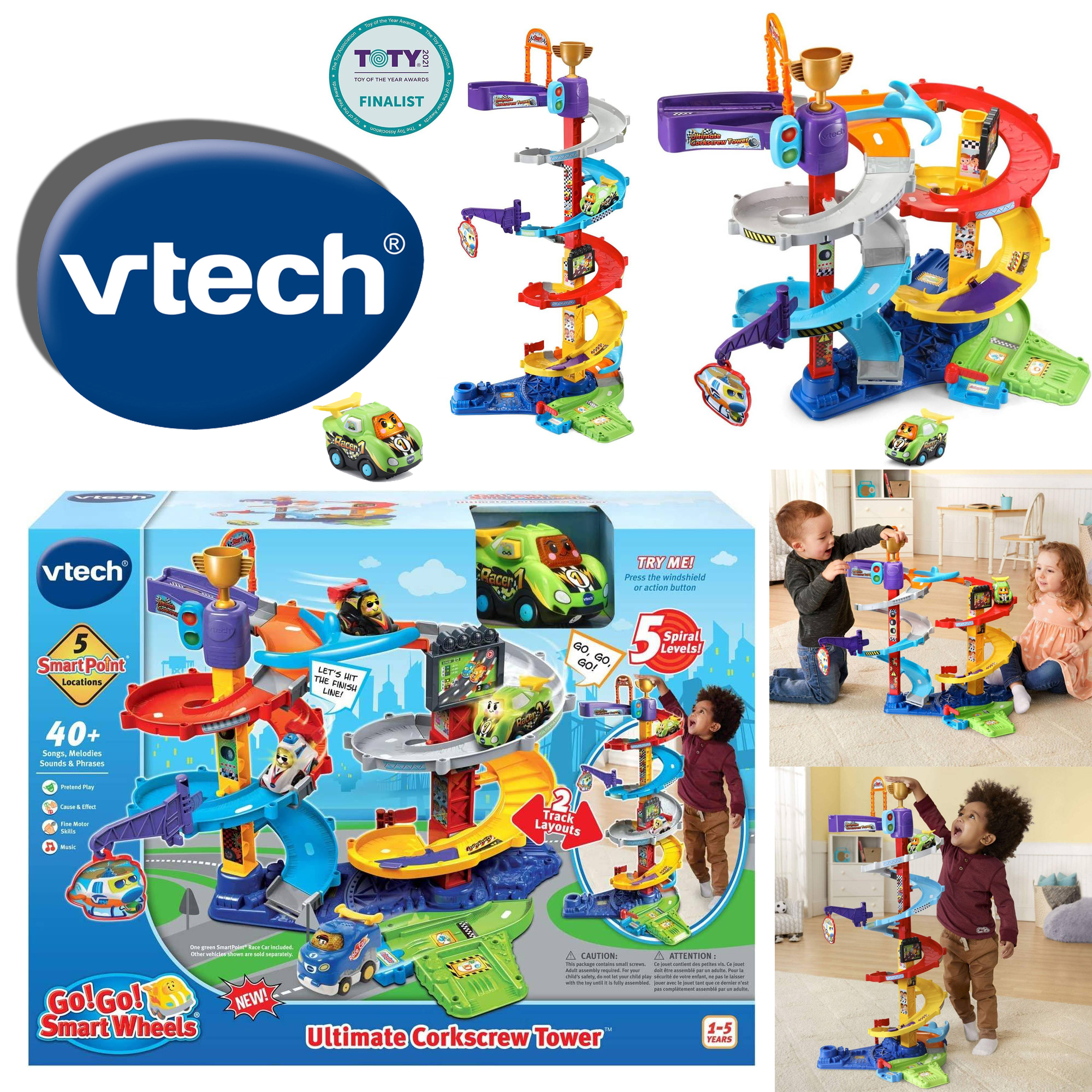 VTech Go! Go! Smart Wheels Ultimate Corkscrew Tower ราคา 2,890 บาท