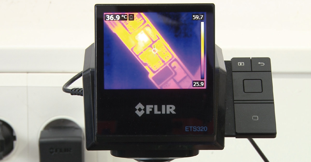 FLIR รุ่นETS320กล้องถ่ายภาพความร้อนthermography camera ETS320