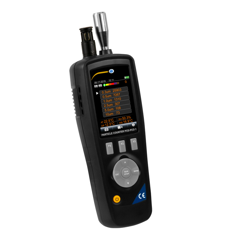 PCE รุ่นPCO-1เครื่องวัดคุณภาพอากาศ,Air quality particle counter measures 6 particle Sizes , Includes calibration certificate, ISO/IEC 17025
