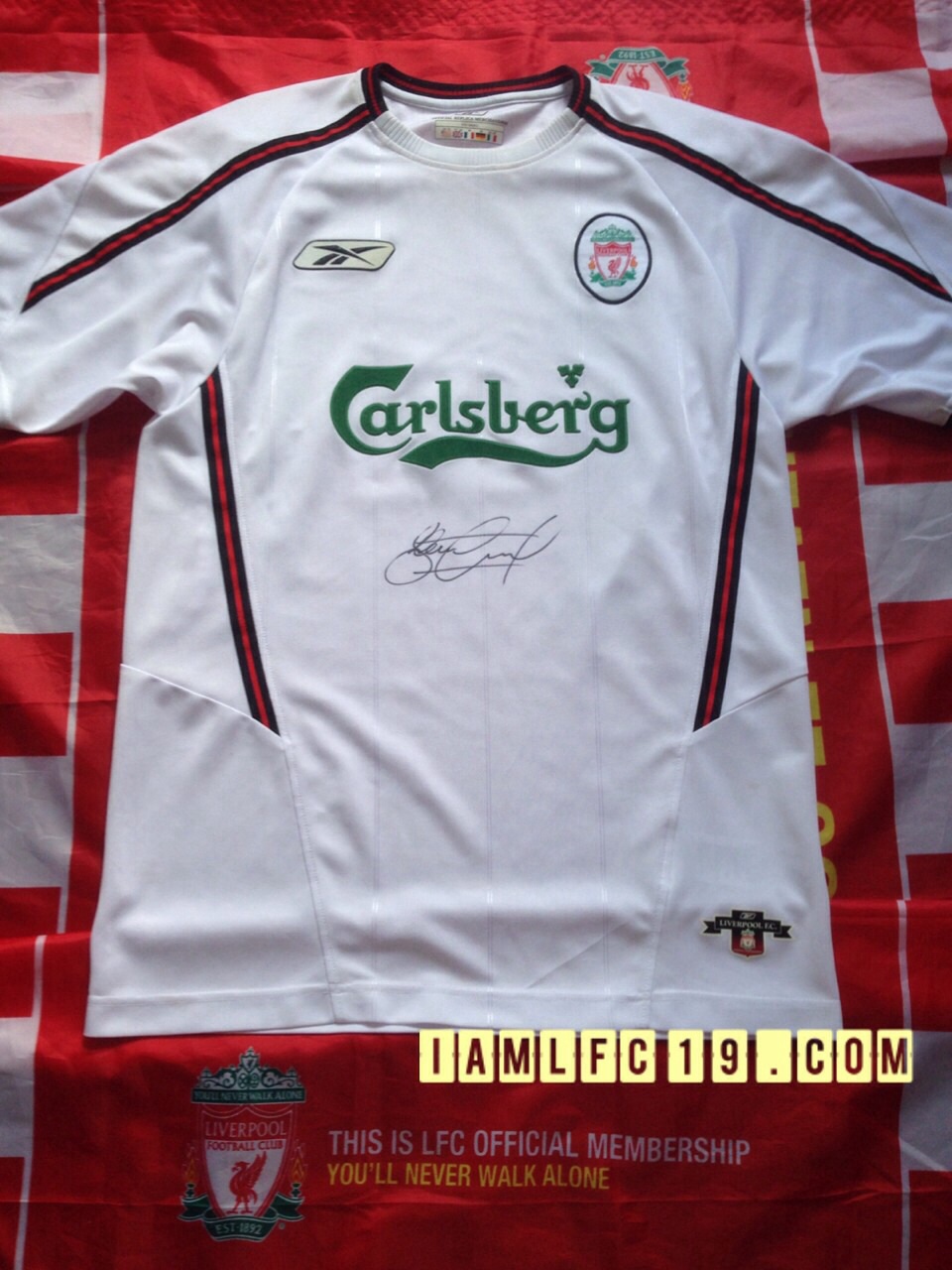 เสื้อลิเวอร์พูล Training + ลายเซ้นต์ GERRARD