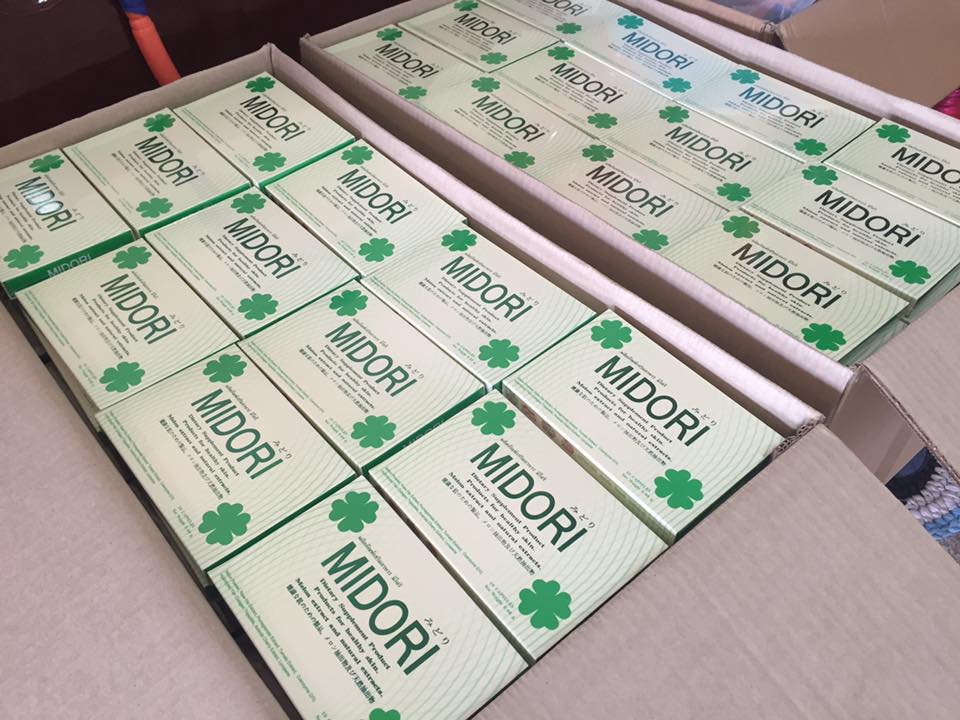 MIDORI (มิโดริ ผลิตภัณฑ์เสริมอาหารเพื่อผิวขาว) โปรส่งฟรี EMS