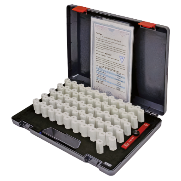 Ø9- Ø10mm ±1μm เซ็ตพินเกจผลิตจากเหล็กกล้าในกล่องพลาสติก , Measuring Pins in a Set, 101 pieces Special steel in a plastic case, lenght:30 mm,0.01mm increments, ±0.001mm,Hardness HRC58+