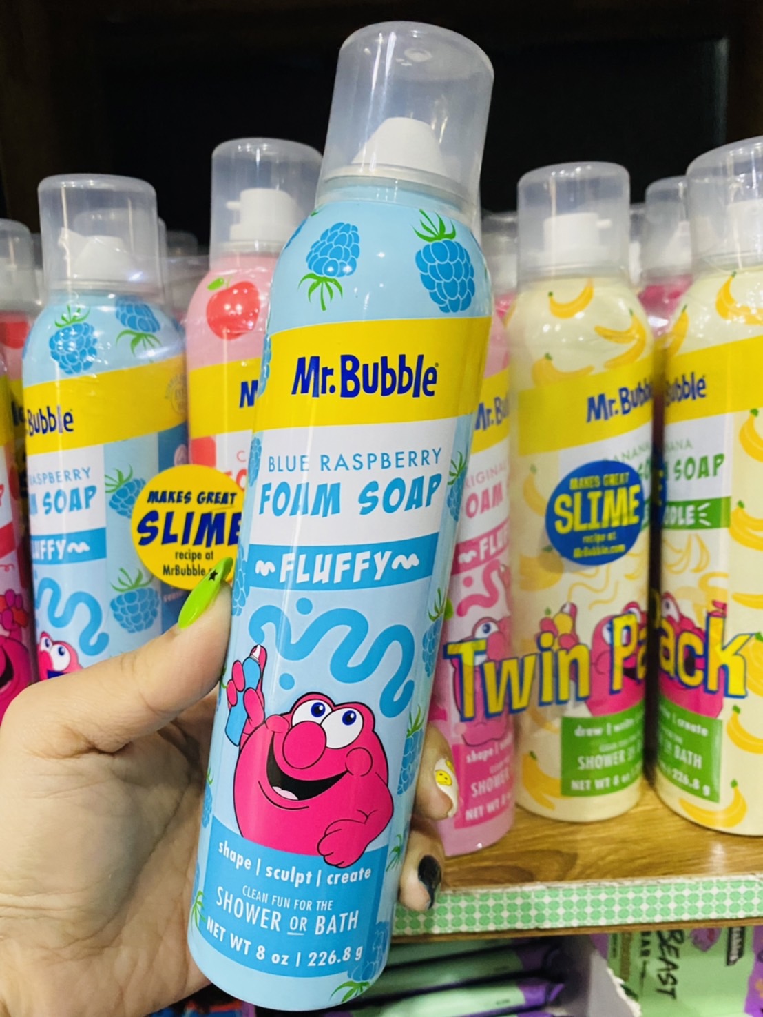พร้อมส่ง อาบสะอาด อาบสนุก Mr.Bubble Foam Soap Twin Pack ขนาด 8 oz. Foam soap เป็นฟองโฟมนุ่ม ๆ