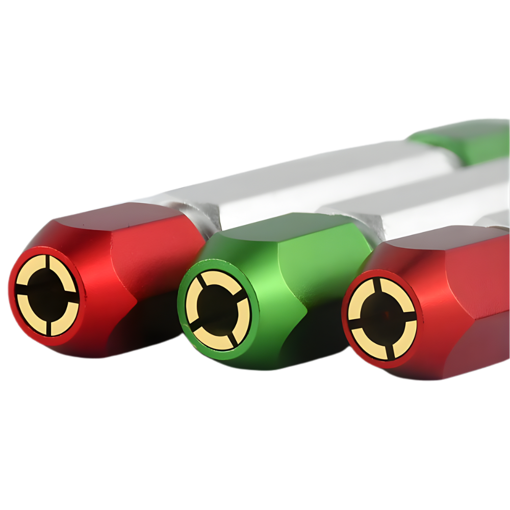 2-3MM ด้ามจับพินเกจอลูมิเนียมอัลลอยล็อคแน่นด้วยหัวจับทองเหลืองแบบปลายคู่ , Aluminum alloy,double end pin gauge holder for pin gauge φ2~3mm