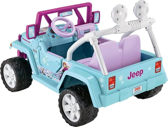 Power Wheels Disney Frozen Jeep Wrangler Ride-On Battery Powered Vehicle with Music Sounds & Storage, Preschool Kids Ages 3+ Years ราคา 16,900 บาท