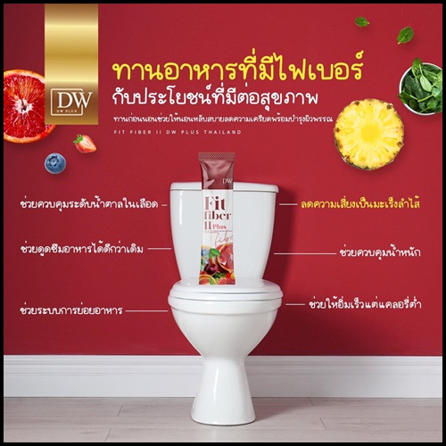 DW Fit Fiber ll Plus ฟิต ไฟเบอร์ พลัส