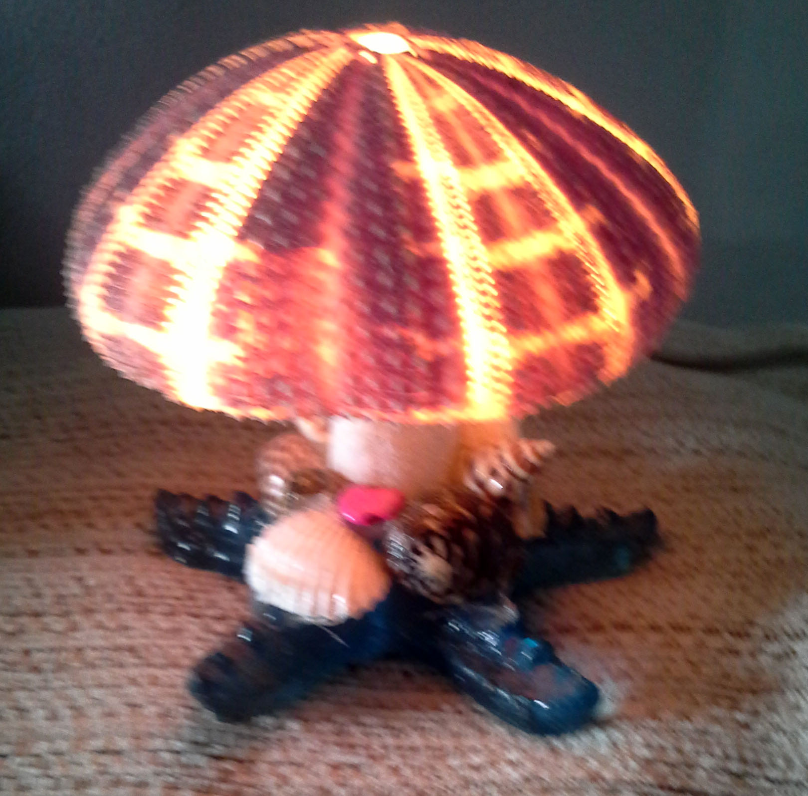 โคมไฟหอยเม่น ฐานปลาดาว ส่งฟรี