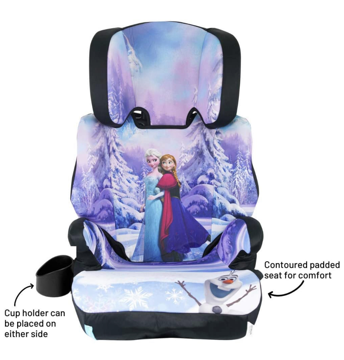 บูสเตอร์ซีท คาร์ซีทสำหรับเด็กโต แบบแยกส่วนได้ ลาย Frozen 2 KidsEmbrace High-Back Booster Car Seat, Disney Frozen Elsa and Anna