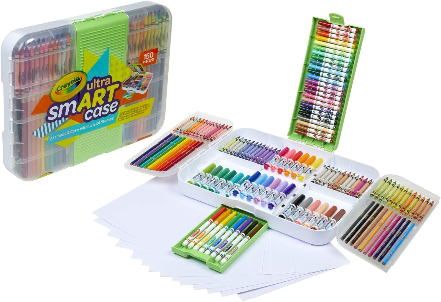 Crayola Smart Case, Art Set for Kids, Art Supplies, Gift, 150 Pieces ราคา 1,590 - บาท