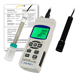 PCE รุ่นPHD-1-ICA incl. ISO Calibration Certificate Multifunction เครื่องวัดการนำไฟฟ้าConductivity Meter