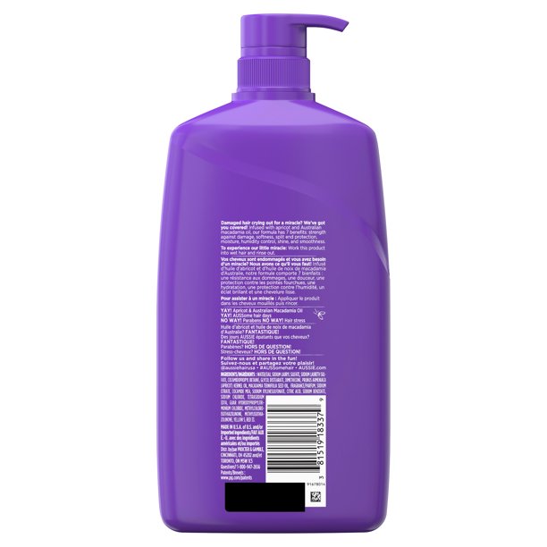 เเชมพู Aussie Total Miracle Shampoo, Paraben Free, 26.2 fl oz ราคา 590 - บาท