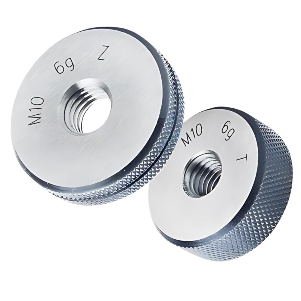 M11P1.5-6g เกจวัดเกลียวนอกเมตริกชนิดเกลียวธรรมดามาตรฐานสากล,Metric thread ring gauge,ISO1502 standard class-6g,M11x1.5-6g,Go/NoGo set