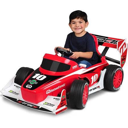 รถแบตเตอรี่ รูปทรงรถแข่งเฟอรารี่ MotionTrendz F1 Racer 6-Volt Battery-Powered Ride-On