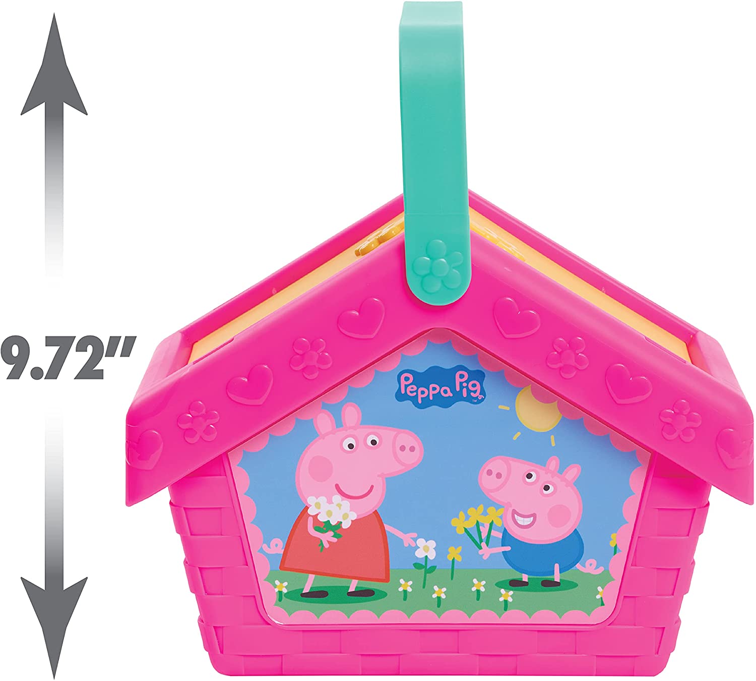 ตระกร้าปิกนิก Peppa Pig Let's Have a Picnic Set, Travel Toy with Handle Includes 4 Settings ราคา 1590 บาท
