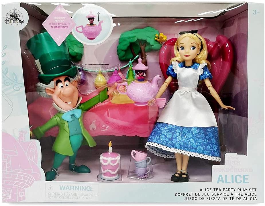 ชุดของเล่นตุ๊กตาคลาสสิกอลิซ Disney Alice in Wonderland Tea Party Classic Doll Play Set 1,890 - บาท