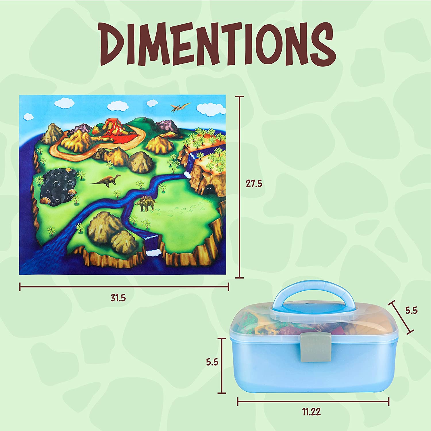 Toyvelt Dinosaur Play Set ของเล่นไดโนเสาร์รวมไดโนเสาร์ที่เหมือนจริง 20 ตัว ราคา 1,990 - บาท