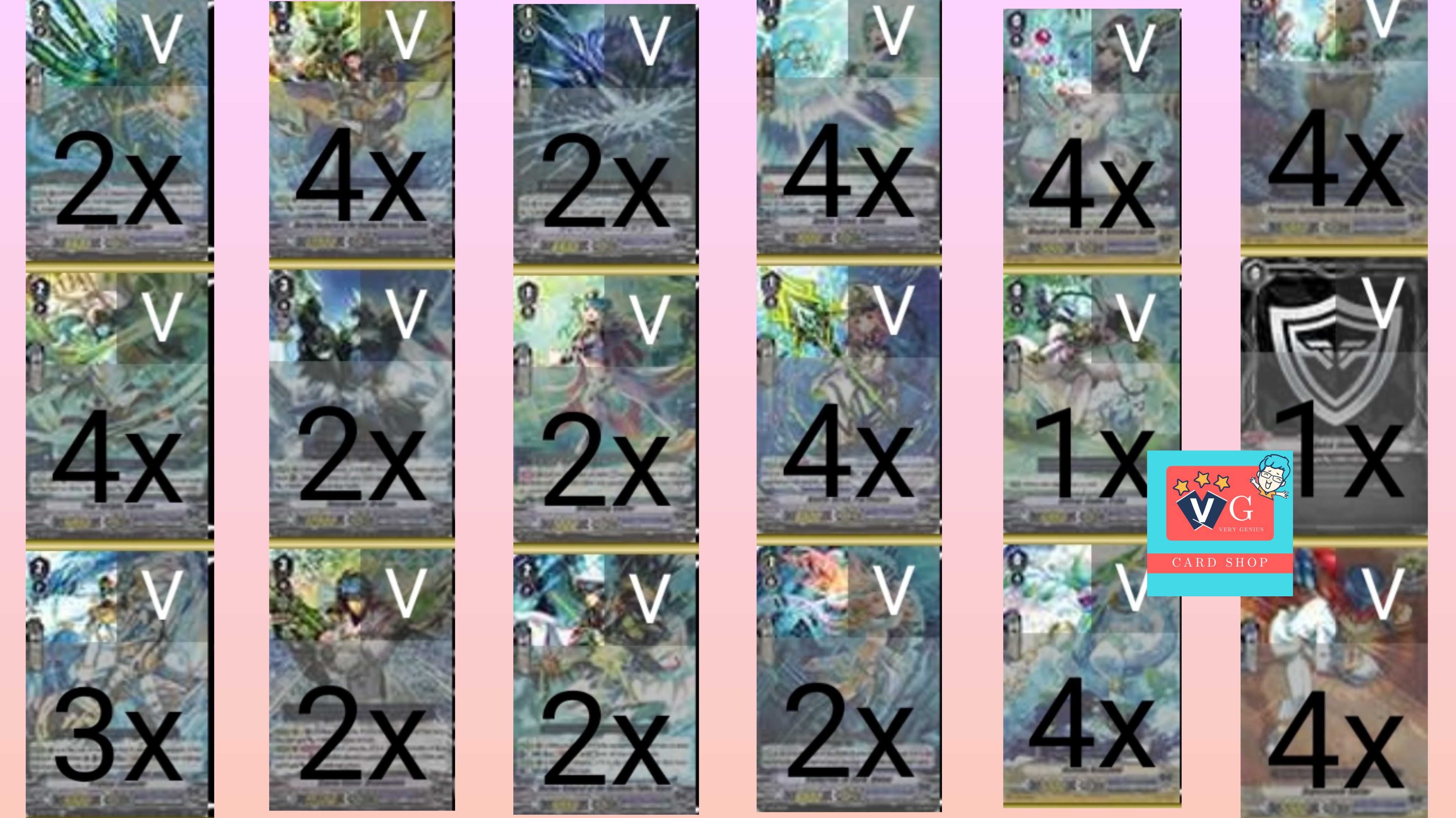 v-cd03 เด็คโอราเคิล มิซากิ v-cd04 เด็คอควาฟอซ เลออน